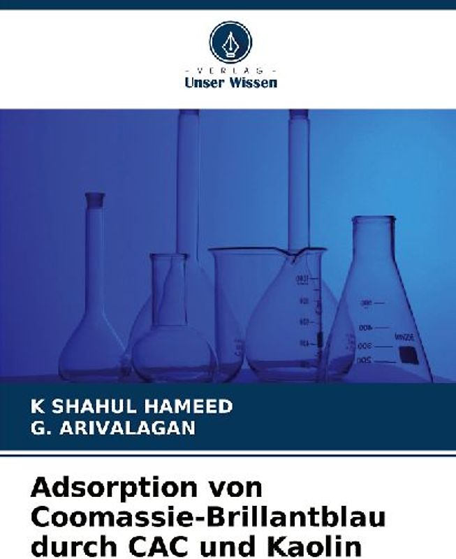Adsorption von Coomassie-Brillantblau durch CAC und Kaolin