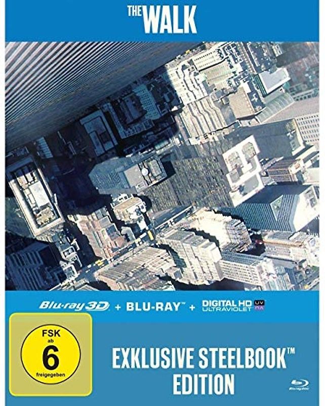 The Walk - Eine triumphale wahre Geschichte 3D [Steelbook Edition, 2 Discs, Exklusivprodukt] 3D Blu-ray Disc