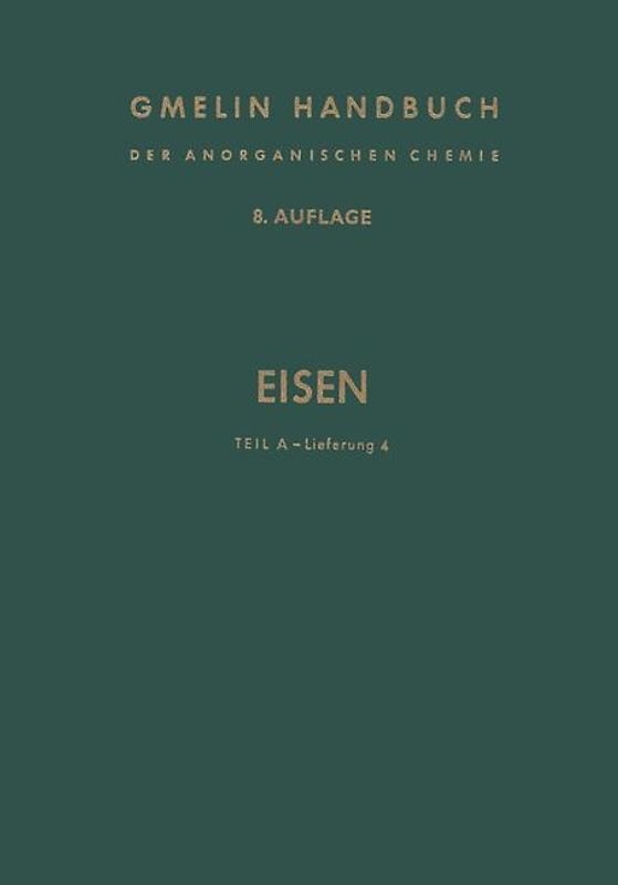 Eisen: Teil A - Lieferung 4; Metallurgie des Eisens (Fortsetzung)