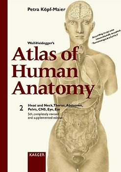 Wolf-Heidegger's Atlas of Human Anatomy. Complete Set. English Nomenclature / Head and Neck, Thorax, Abdomen, Pelvis, CNS, Eye, Ear