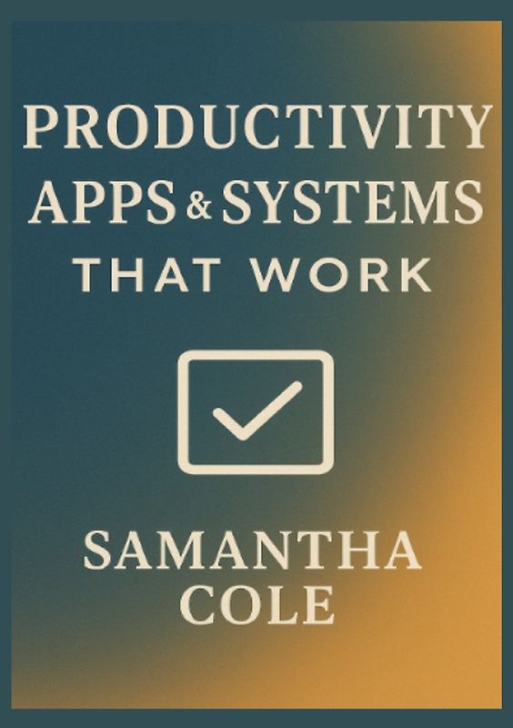 Productivity Apps &amp; Systems That Work