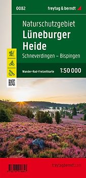 Naturpark Lüneburger Heide, Wander-, Rad- und Freizeitkarte 1:50.000, freytag & berndt, WKD 5082, mit Infoguide