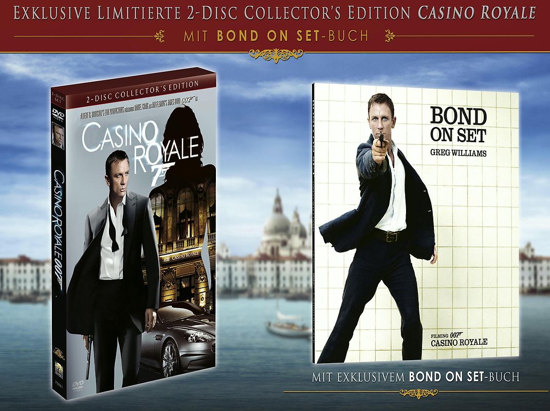 James Bond: Casino Royale inkl.Buch CE mit Bond on Set-Buch DVD
