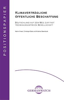 Klimaverträgliche öffentliche Beschaffung