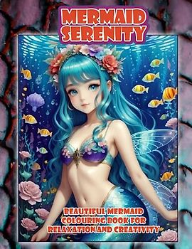 Mermaid Serenity: Beautiful Mermaid Colouring Book for Relaxation and Creativity: Enchanting Mermaids: Bring Magic to Life with Vibrant Colors