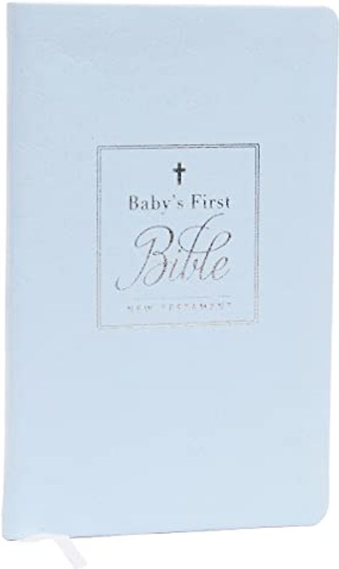 Kjv, Baby's First New Testament, Leathersoft, Blue, Red Letter, Comfort Print