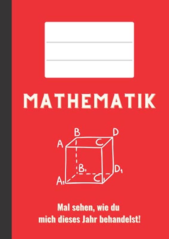 Mathematik: Mal sehen, wie du mich dieses Jahr behandelst | lustiges DIN A4 Schulheft | 40 Blatt | kariert (The APaion DIN A4 Schulhefte)