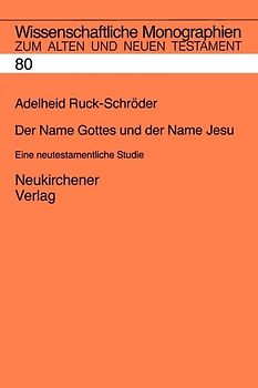 Der Name Gottes und der Name Jesu