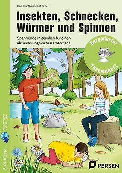 Insekten, Schnecken, Würmer und Spinnen