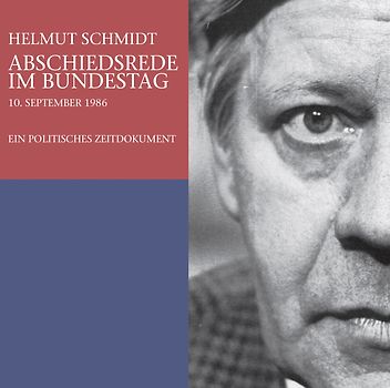 Helmut Schmidt: Abschiedsrede im Bundestag