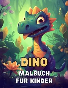 Dino Malbuch für Kinder ab 6 Jahren: 50 einzigartige und lustige Designs zum Ausmalen
