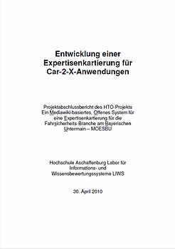 Entwicklung einer Expertisenkartierung für Car-2-X-Anwendungen