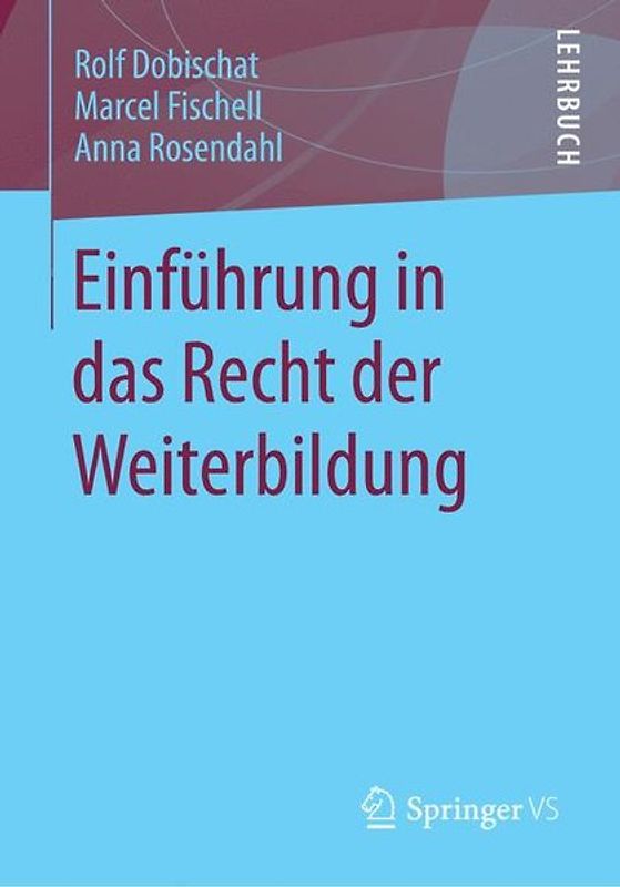 Einführung in das Recht der Weiterbildung