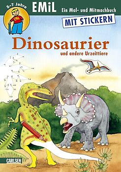 EMiL Mal- und Mitmachbuch, Band 9: Dinosaurier und andere Urzeittiere