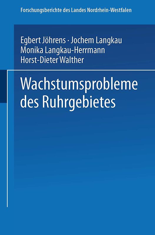 Wachstumsprobleme des Ruhrgebietes