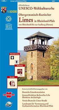 Obergermanisch-Raetischer Limes in Rheinland-Pfalz von Rheinbrohl bis zur Saalburg (Hessen)