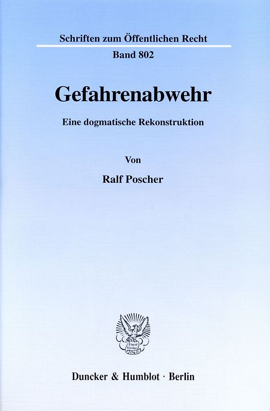 Gefahrenabwehr.
