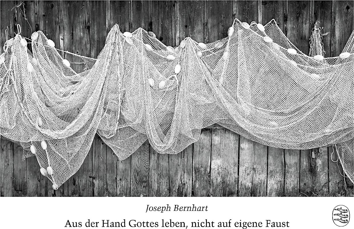 Aus der Hand Gottes leben, nicht auf eigene Faust