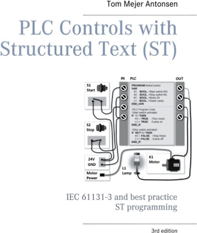 PLC Controls with Structured Text (ST), V3 Monochrome