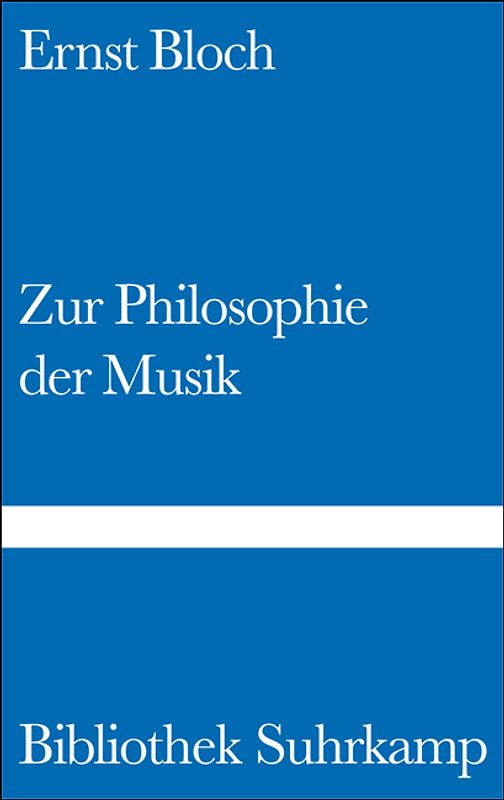 Zur Philosophie der Musik