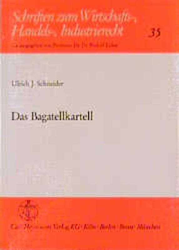 Das Bagatellkartell