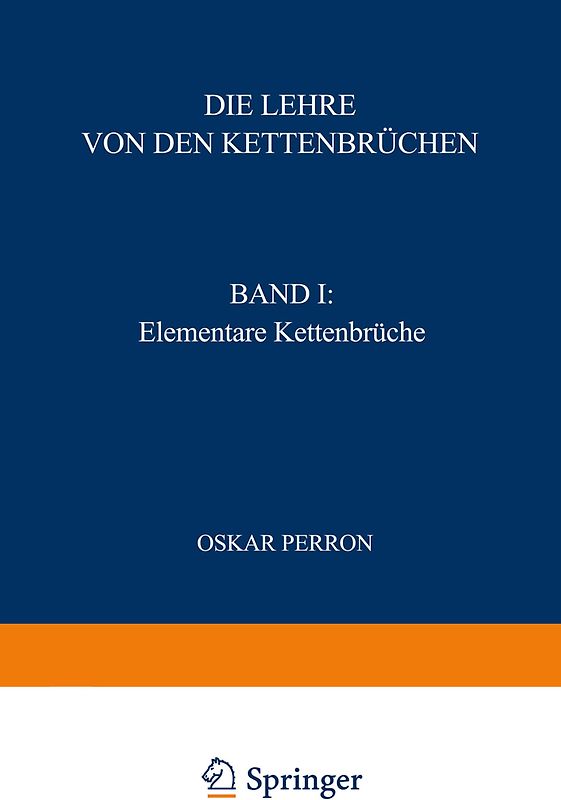 Die Lehre von den Kettenbrüchen