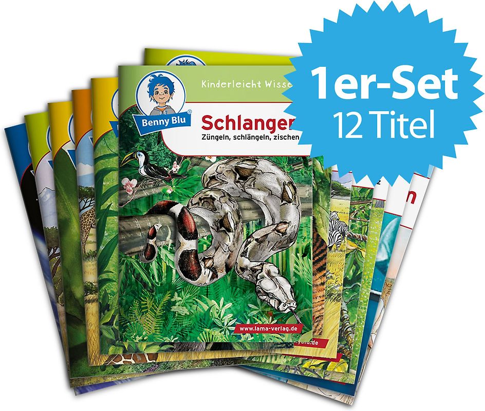 Benny Blu - 1er Set Haustiere 12 Titel