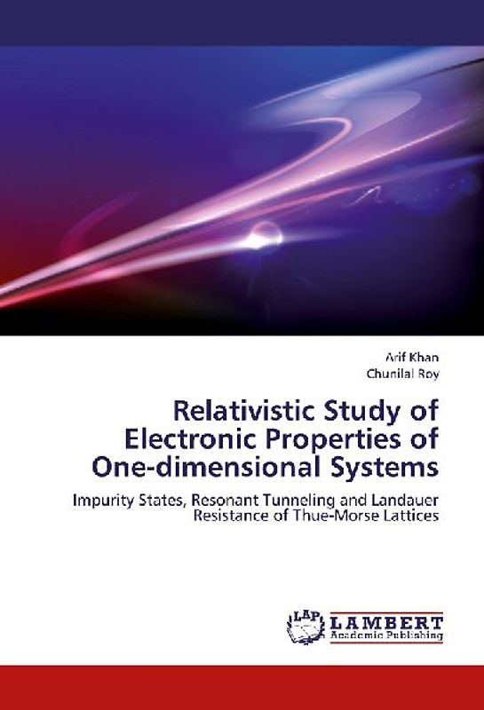 Relativistic Study of Electronic Properties of One-dimensional Systems