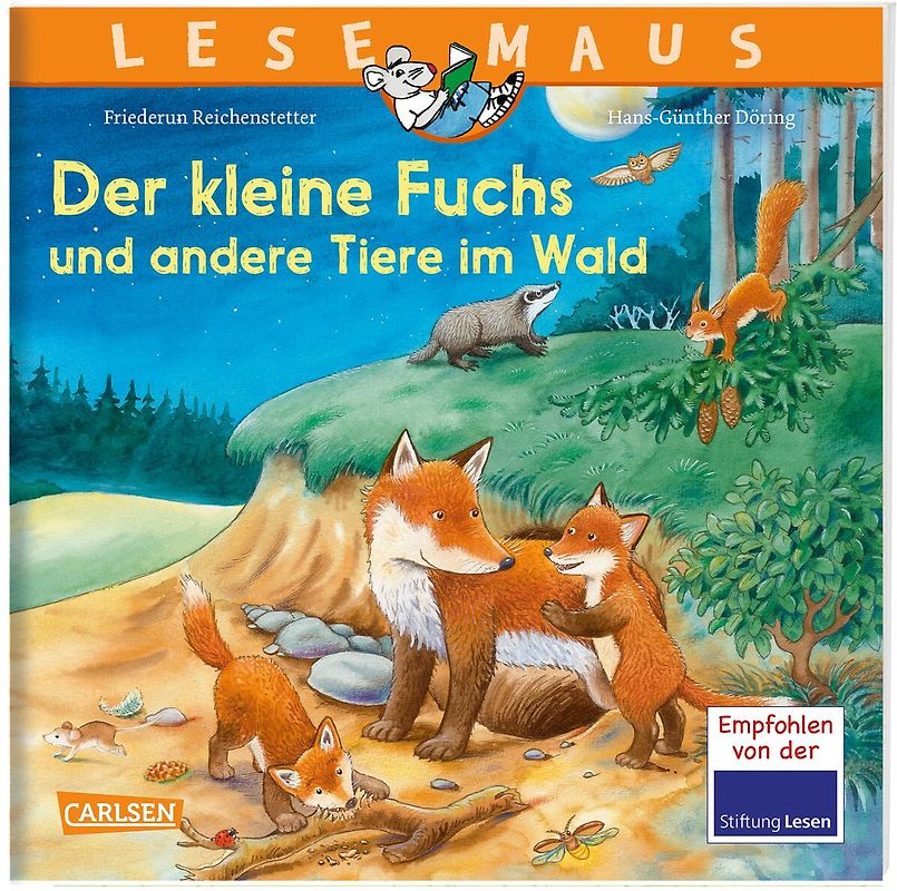 LESEMAUS 181: Der kleine Fuchs und andere Tiere im Wald