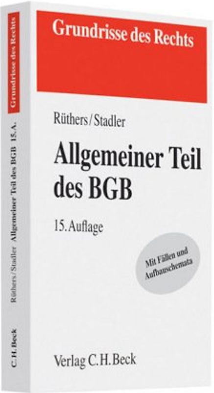 Allgemeiner Teil des BGB
