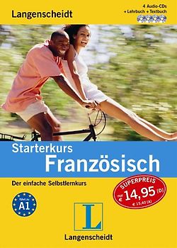 Langenscheidt Starterkurs Französisch - Set aus Buch, CD-Textbuch und 4 Audio-CDs. Der einfache Selbstlernkurs