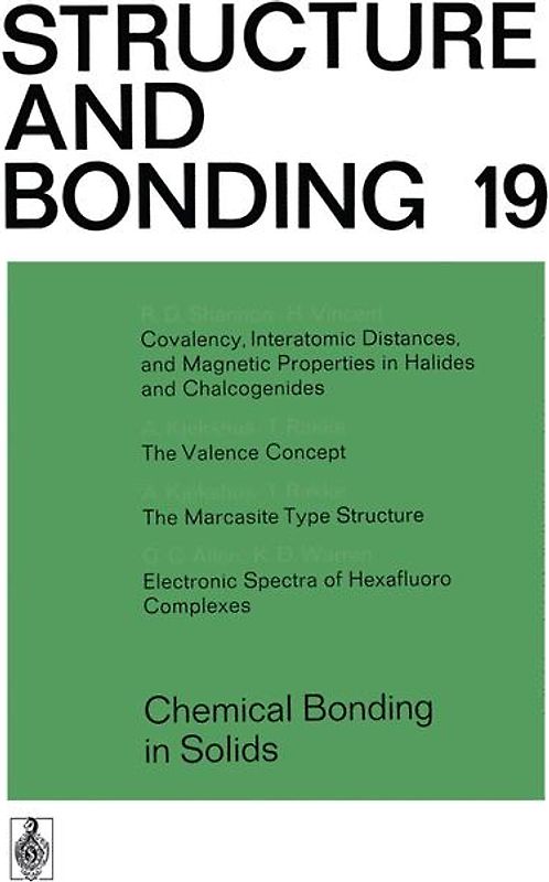 Chemical Bonding in Solids