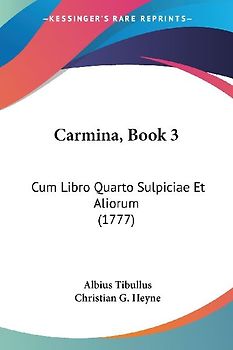 Carmina, Book 3