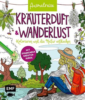 Ausmalreise Kräuterduft und Wanderlust
