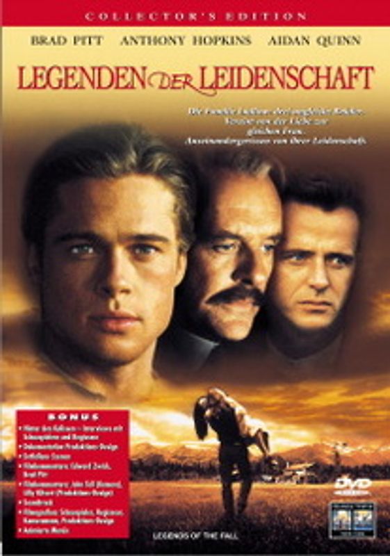 Legenden der Leidenschaft (Collector's Edition) DVD