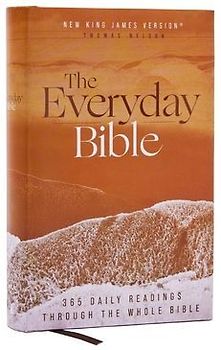Nkjv, the Everyday Bible, Hardcover, Red Letter, Comfort Print