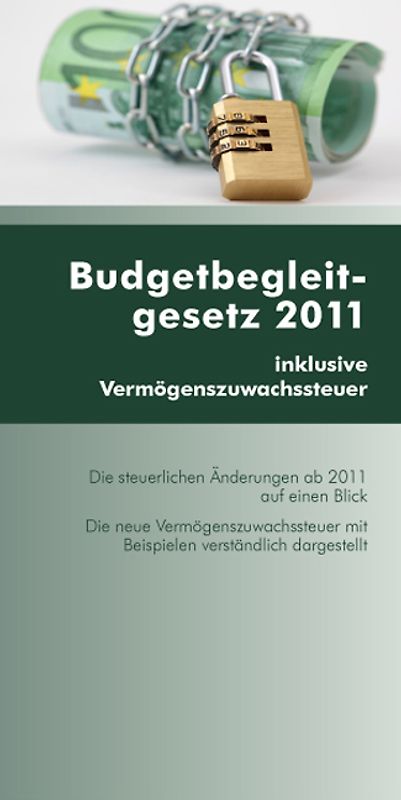 Budgetbegleitgesetz 2011