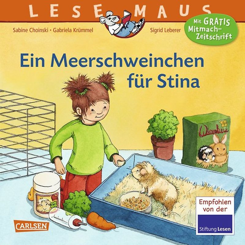 LESEMAUS 75: Ein Meerschweinchen für Stina