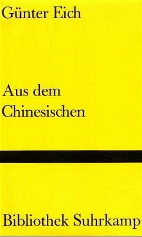 Aus dem Chinesischen