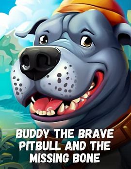 Buddy the Brave Pitbull and the Missing Bone: Short Story for kids about Pitbull, Perseverance & Self-Confidence I Gift for kids