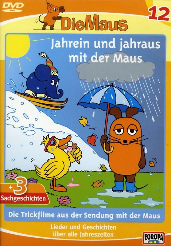 Die Sendung mit der Maus (Folge 12) - Jahrein und jahraus mit der Maus DVD