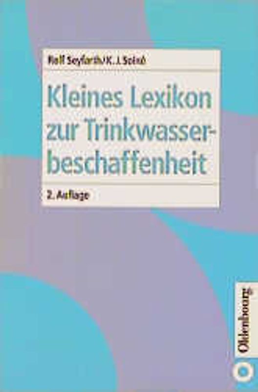 Kleines Lexikon zur Trinkwasserbeschaffenheit