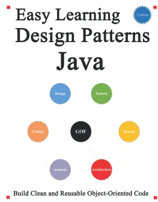 Easy Learning Design Patterns Java (2 Edition): Build Clean and Reusable Object-Oriented Code (Easy learning Java and Design Patterns and Data Structures and Algorithms, Band 2)