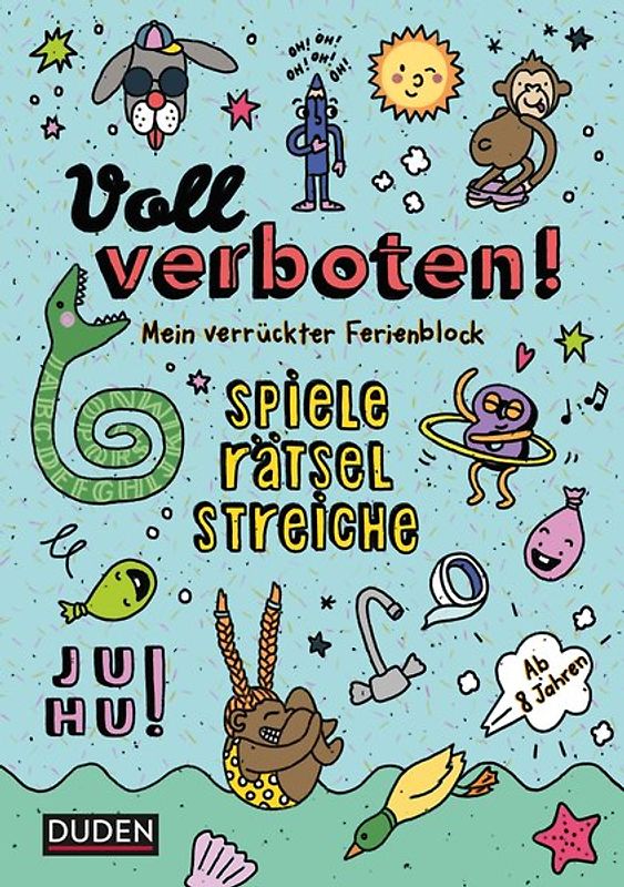 Voll verboten! Mein verrückter Rätselblock 1 - Ab 8 Jahren