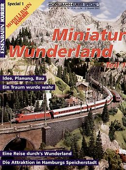 Modellbahn-Kurier Special 1: Miniatur Wunderland, Teil 1 - Idee, Planung, Bau [Broschiert]