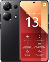 Image of Xiaomi Redmi Note 13 Pro Dual SIM 256GB midnight black (Refurbished)