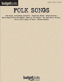 Budgetbooks Folk Songs Pvg - Various
