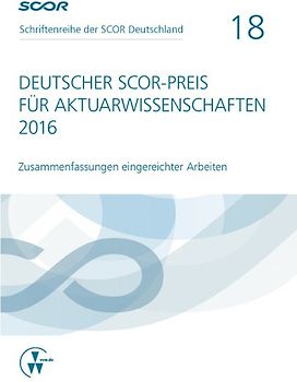 Deutscher SCOR-Preis für Aktuarwissenschaften 2016