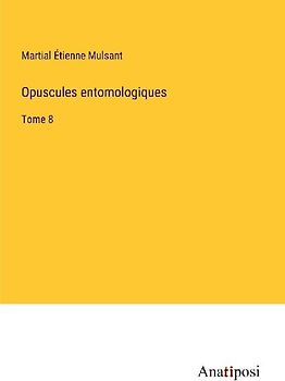 Opuscules entomologiques