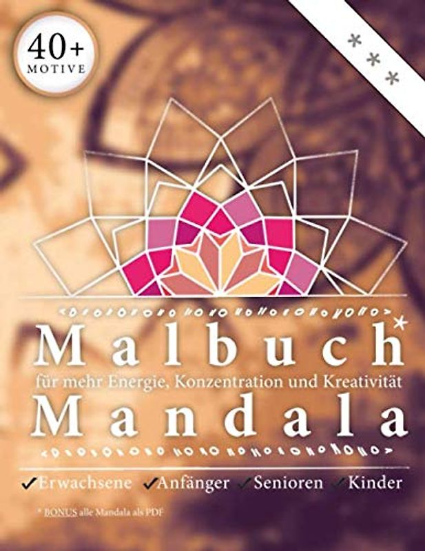 Mandala Malbuch für Erwachsene: Mandala Ausmalbuch das für Erwachsene, Kinder, Senioren und Anfänger geeignet ist. DIN A4 95 Seiten, super Geschenk !
